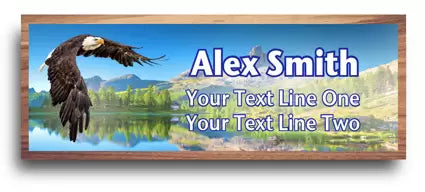 100% Cherry Wood Name Tags